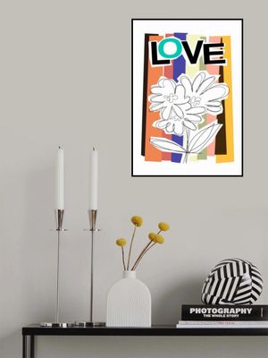 Scribble Flower Faded