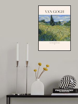 Green Wheat Field With Cypress (1889) Van Gogh