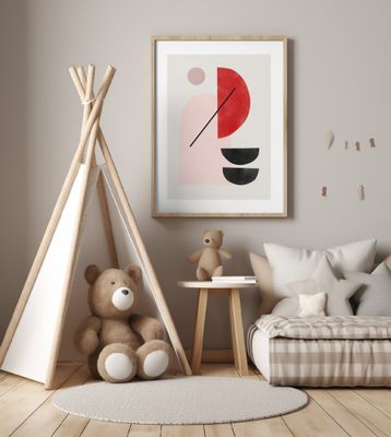 Geometric Shapes In A Minimalist Style