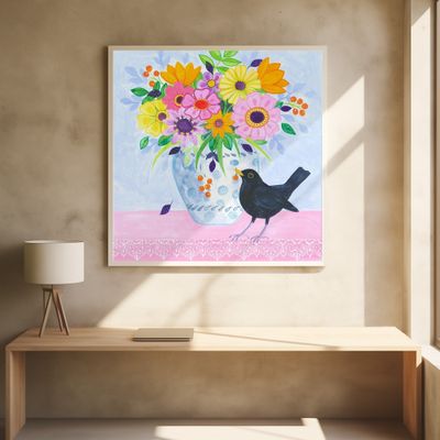 Blackbird and Bouquet