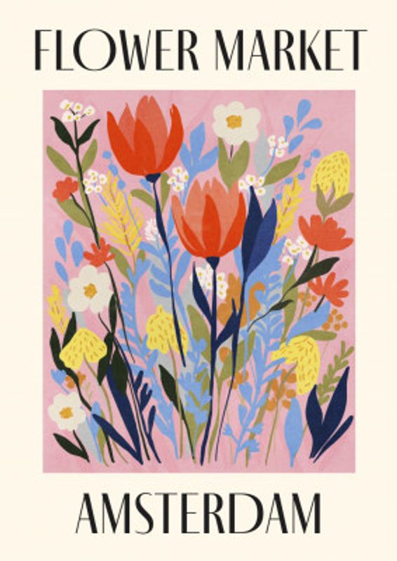 Flower Market Amsterdam Netherlands