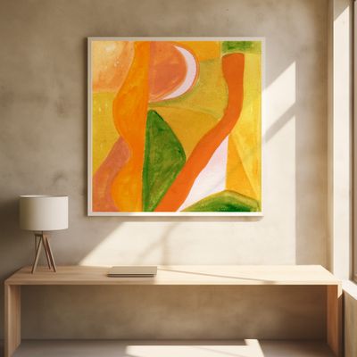 Orange and Golden Abstract