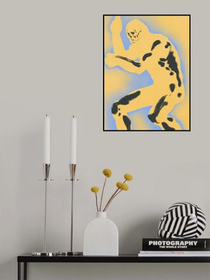 Skeletal Figure in Dynamic Pose