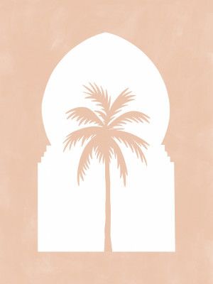 Palm Silhouette Arch