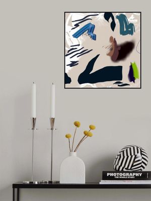 Mixed media abstract