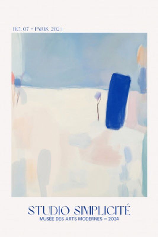Soft Blue Abstract