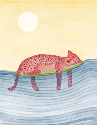 Dreamy Leopard Float