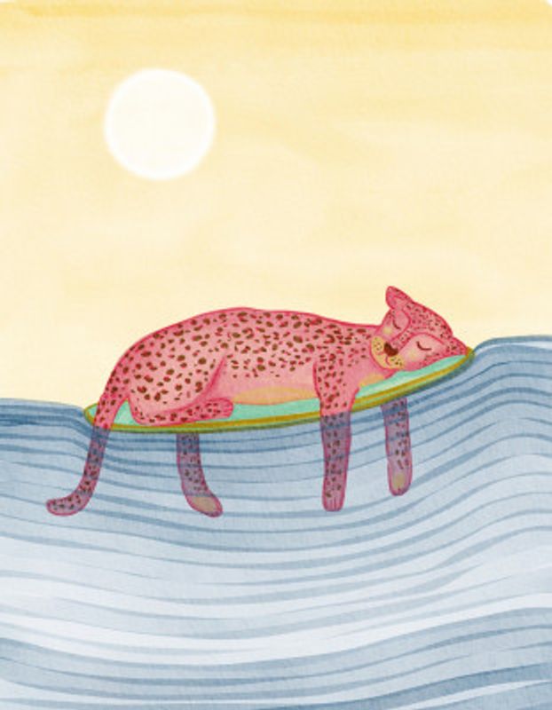 Dreamy Leopard Float