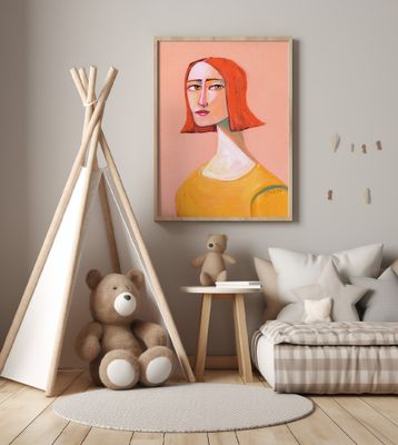 Red Head Lady with the Look