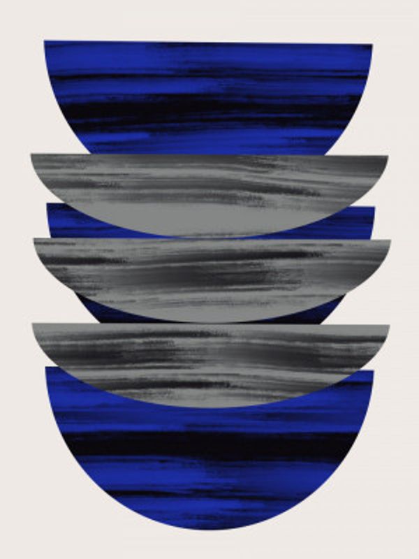 Scandinavian In Blue and Black