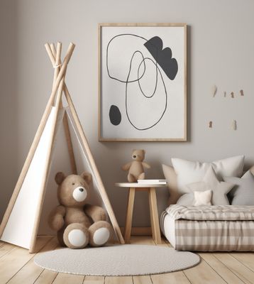 Expressionist forms and lines 1