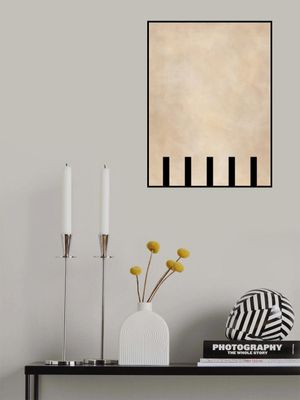Beige Geometric Painting