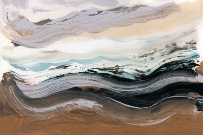 Abstract Landscape Waves Mocha