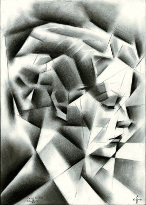 Geometric Shapes And Monochrome Shading