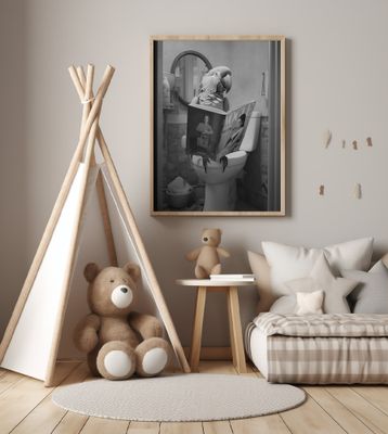 Parrot In the Toilet