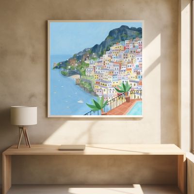 Positano, Italy by Artist Carla Daly