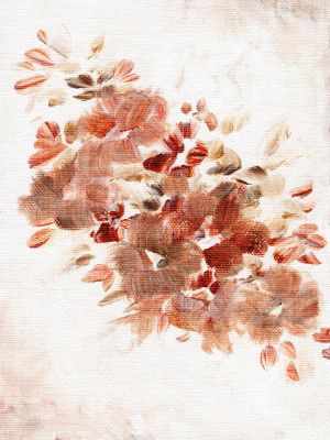 Painterly Brown Blossom L