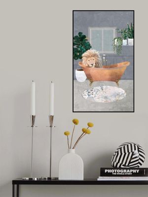 Leo Lion in Copper Bath