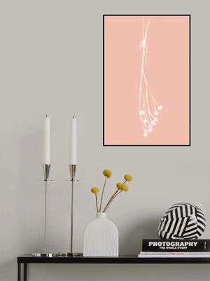 Gypsophila ink sketch I (cream, pink)