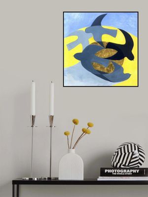 The Birds In Flight Abstract