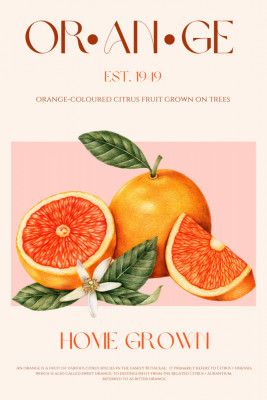 Vintage-themed With Vibrant Oranges