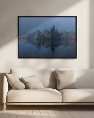 When darkness begins to release its grip of the Old Town