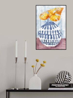 Monstera Leaf In Vase