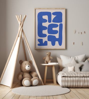 Abstract Shapes On A Light Background