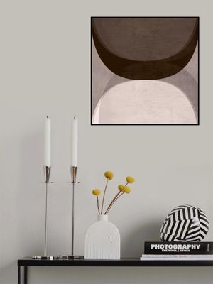 Modern Mocha Abstract Shapes 2