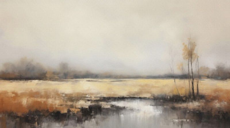 Horizontal Abstract Landscape 3