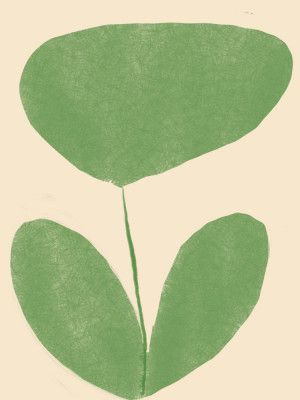 Minimal Green Blossom
