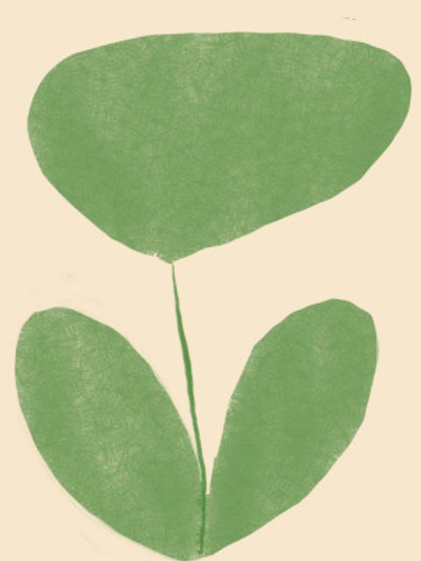 Minimal Green Blossom