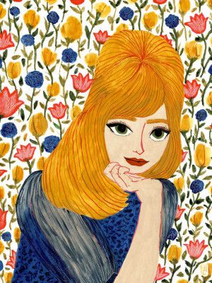 Floral Baby Portrait #1 (2021)