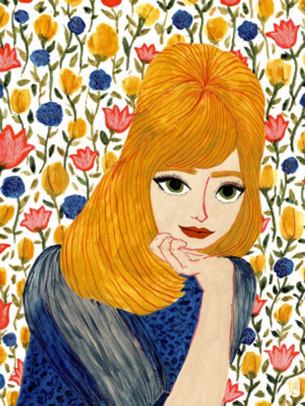 Floral Baby Portrait #1 (2021)