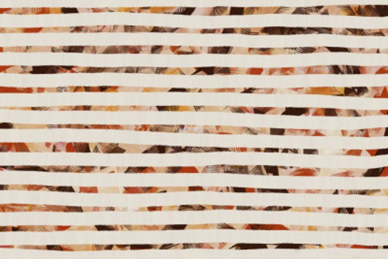 Stripes of Earthy Warmth