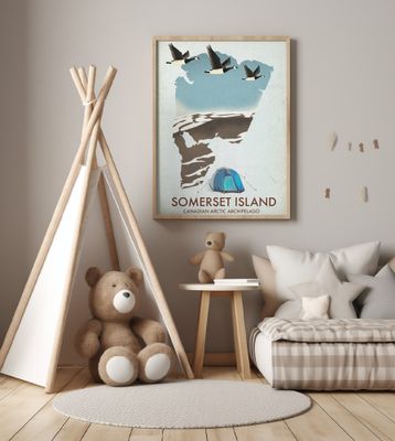 Somerset Island Canadian Arctic map