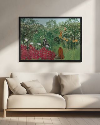 Tropical Forest With Monkeys (1910)