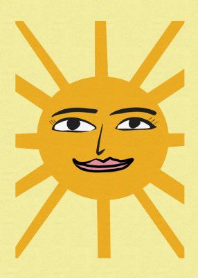 Sunshine sun happy face