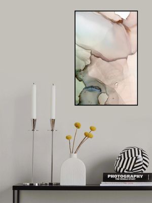 Abstract Fluidity with Soft Earthy Tones