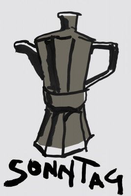 Sonntag Sunday Moka (German)