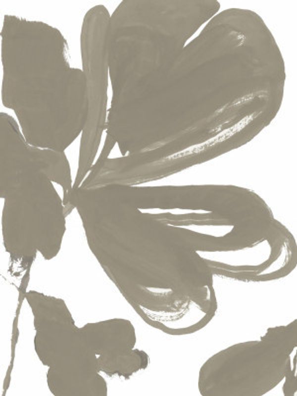 Giant Taupe Floral 1