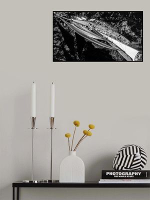 Above the racing ship