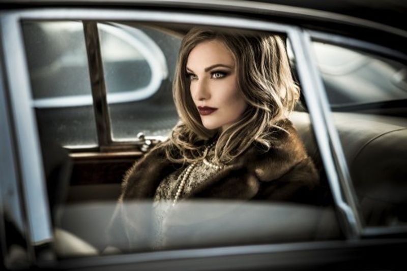 Driving the diva to the event....