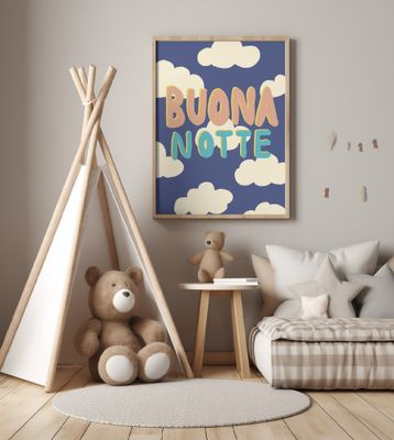 Poster Buona Notte Up