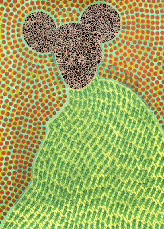 Whimsical Dotted Mouse