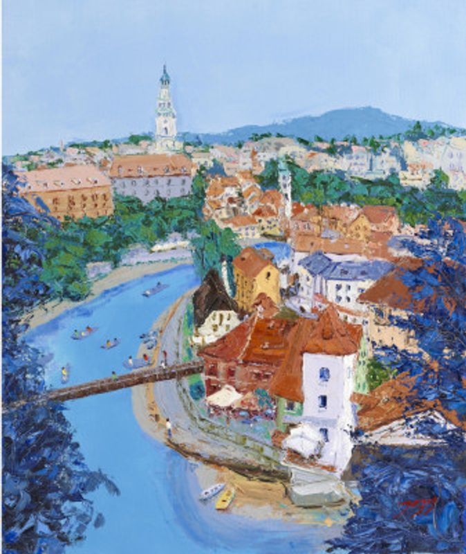 Prague scenery Czech Republic