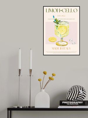 Illustration Of A Limoncello Drink