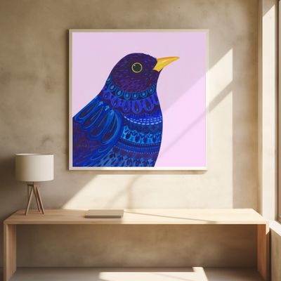 Vibrant Feathered Jewel