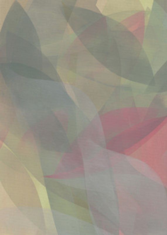 Soft Pastel Leaves abstract