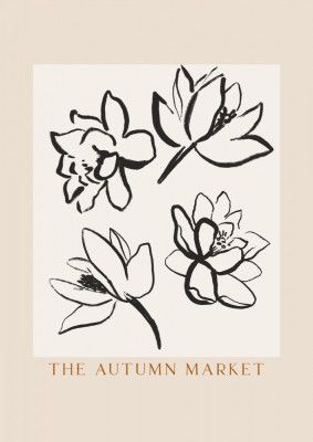 Floral Ink Impressions